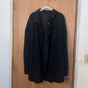 Black Corduroy Shacket